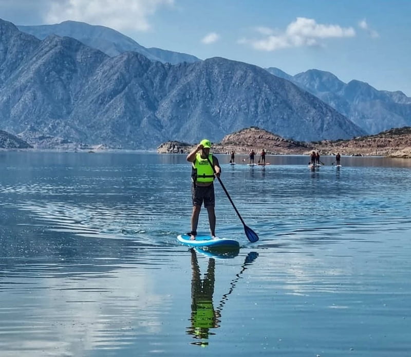 Deportes acuáticos en Dique Potrerillos